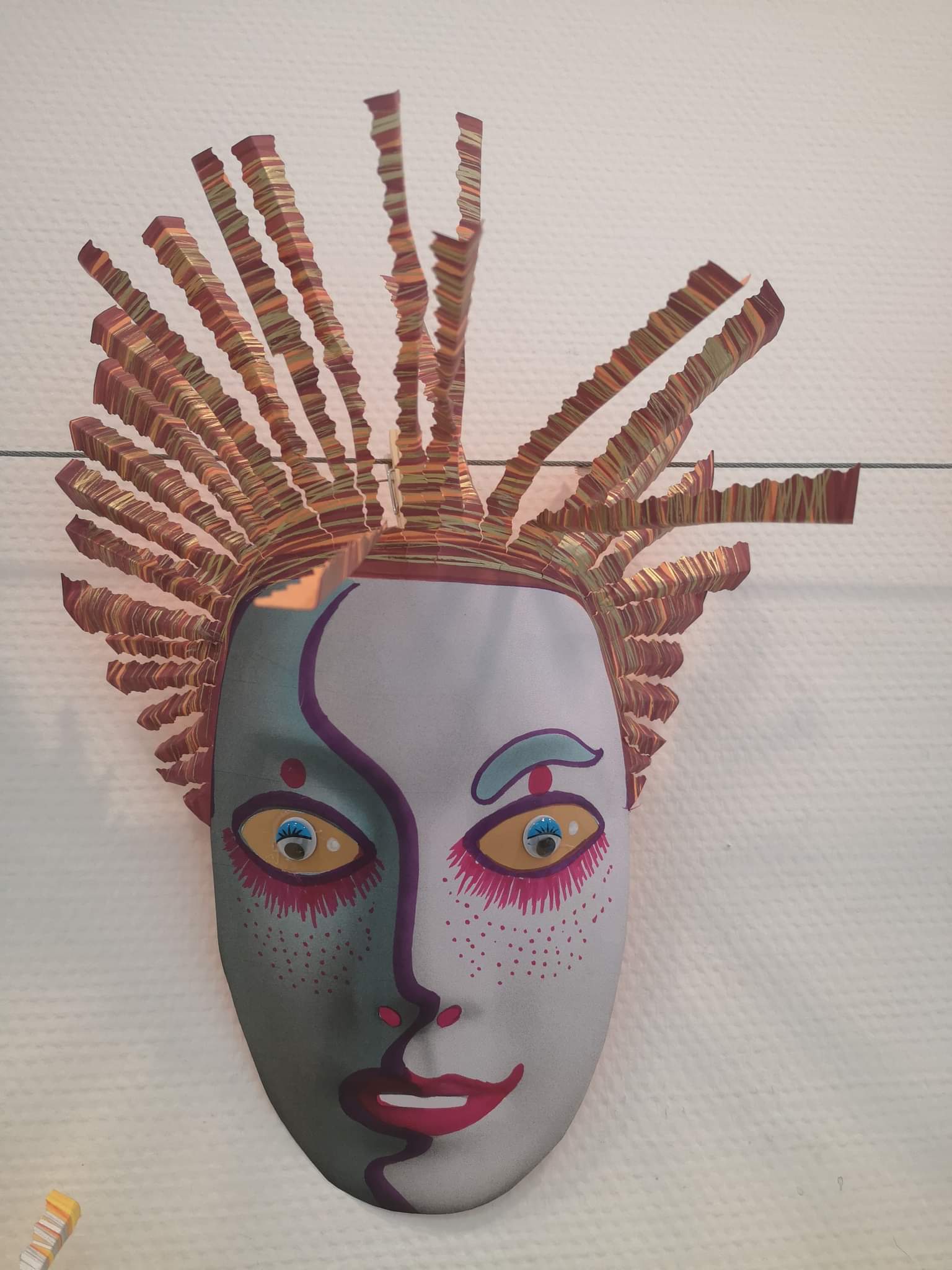 Visuel : Travail sur le thme du masque par les lves de Mme DEGERT (suite)