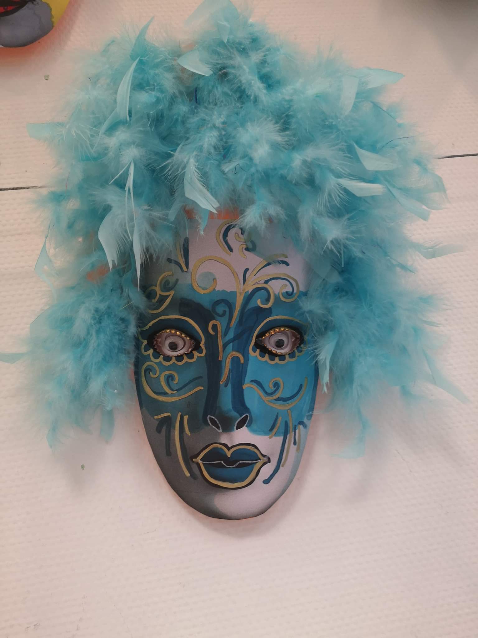 Visuel : Travail sur le thme du masque par les lves de Mme DEGERT (suite)