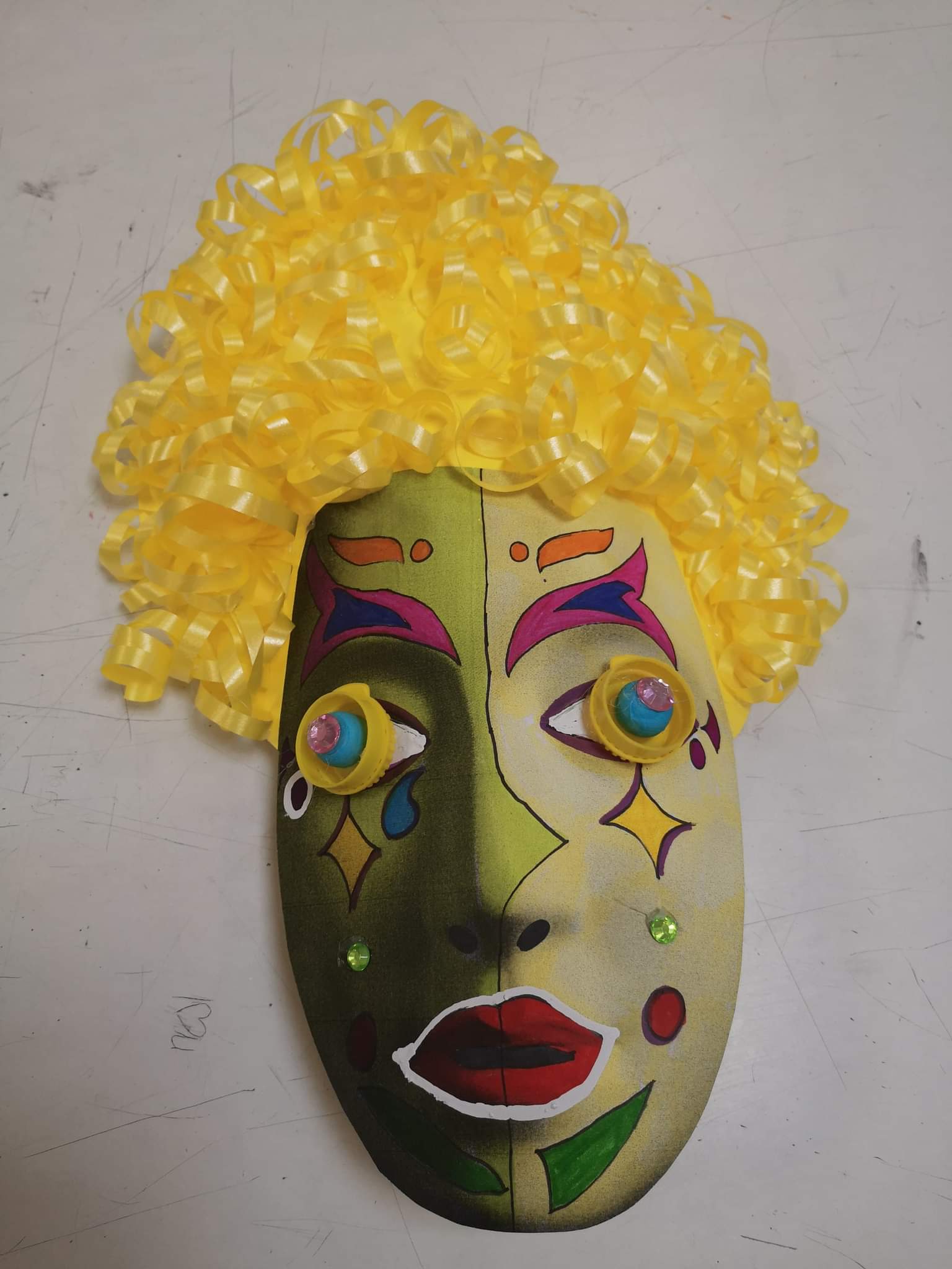 Visuel : Travail sur le thme du masque par les lves de Mme DEGERT (suite et fin)