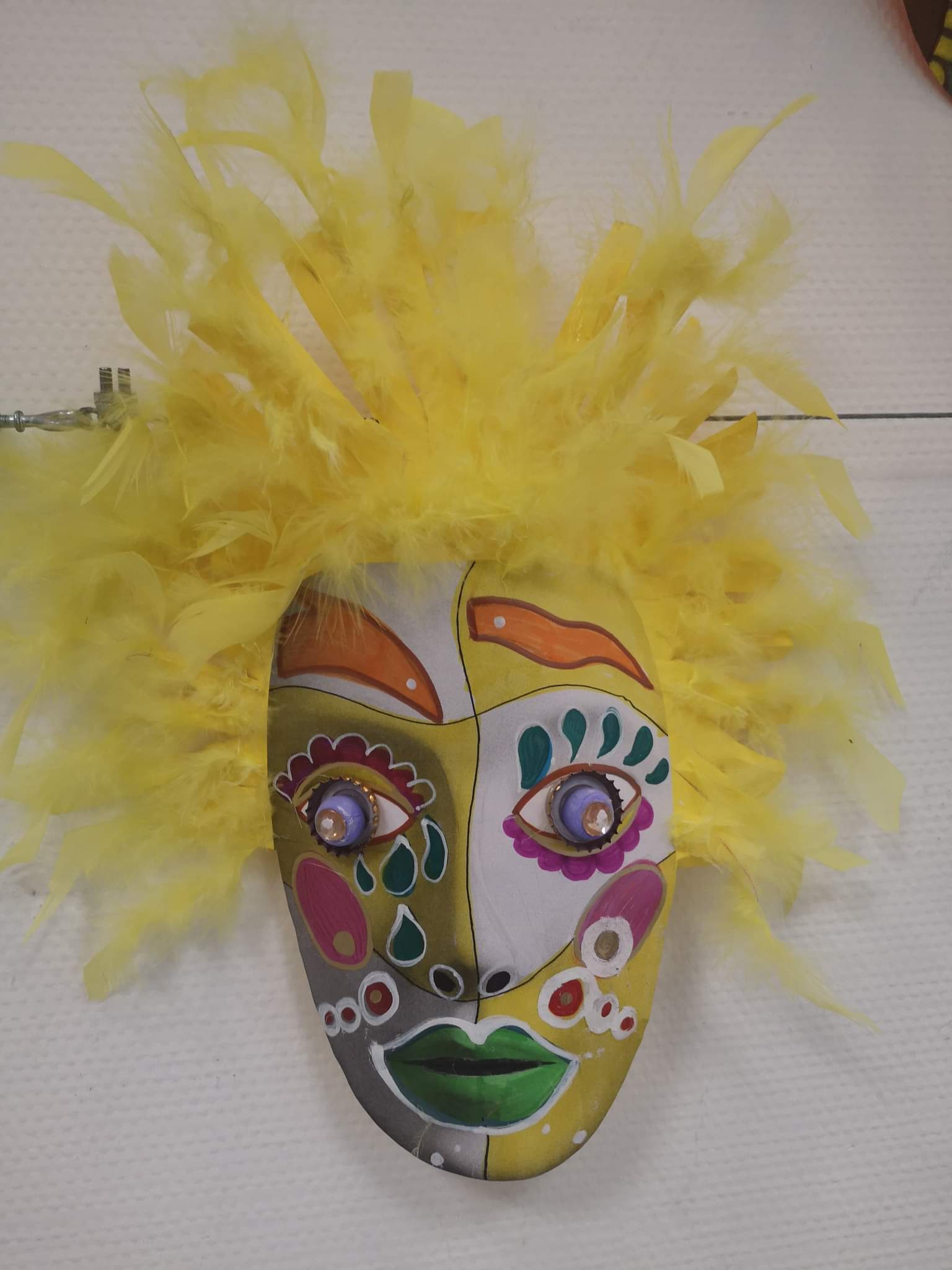 Visuel : Travail sur le thème du masque par les élèves de Mme DEGERT (suite et fin)