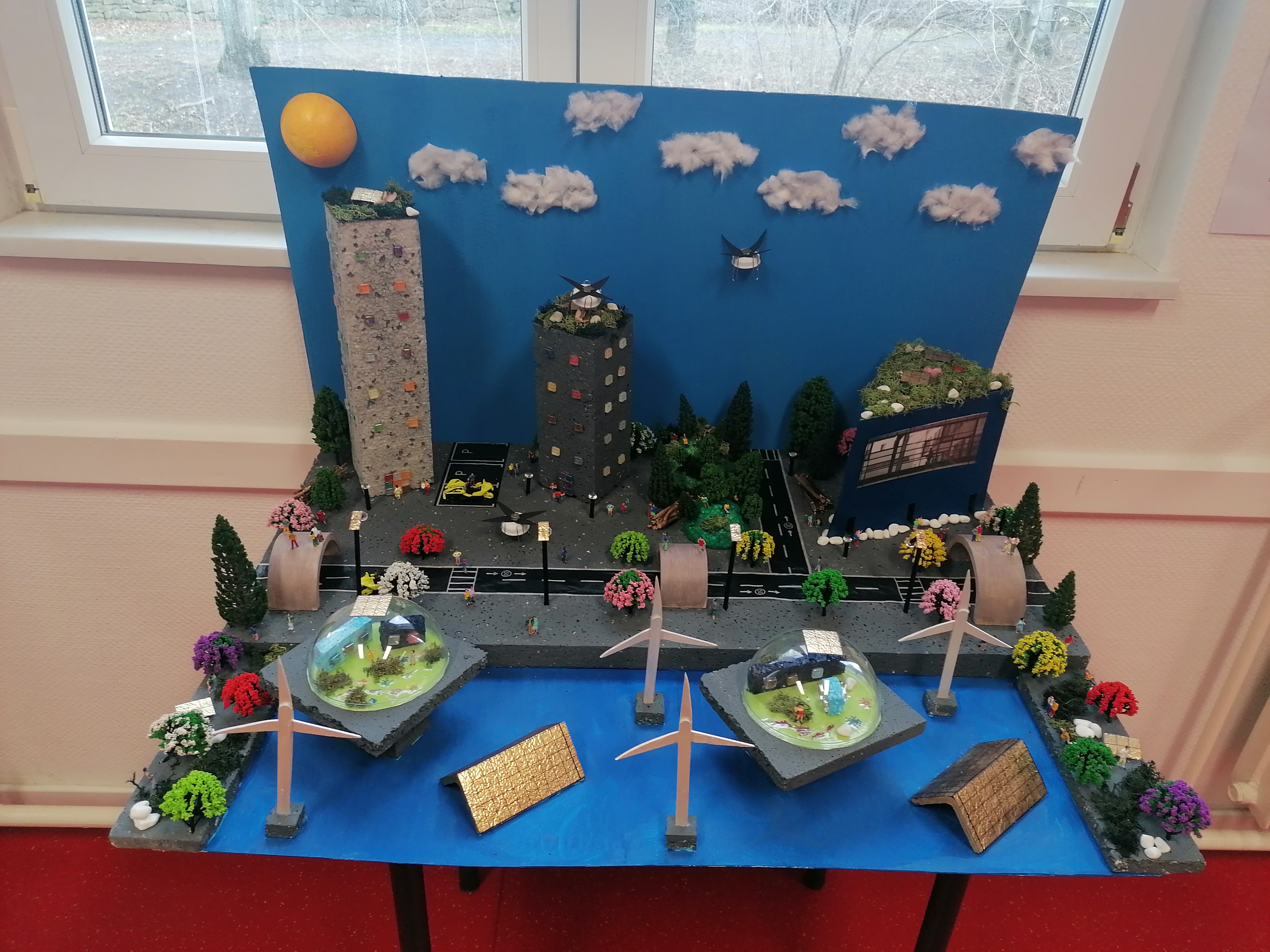 Visuel : Exposition de maquettes au CDI du Collge