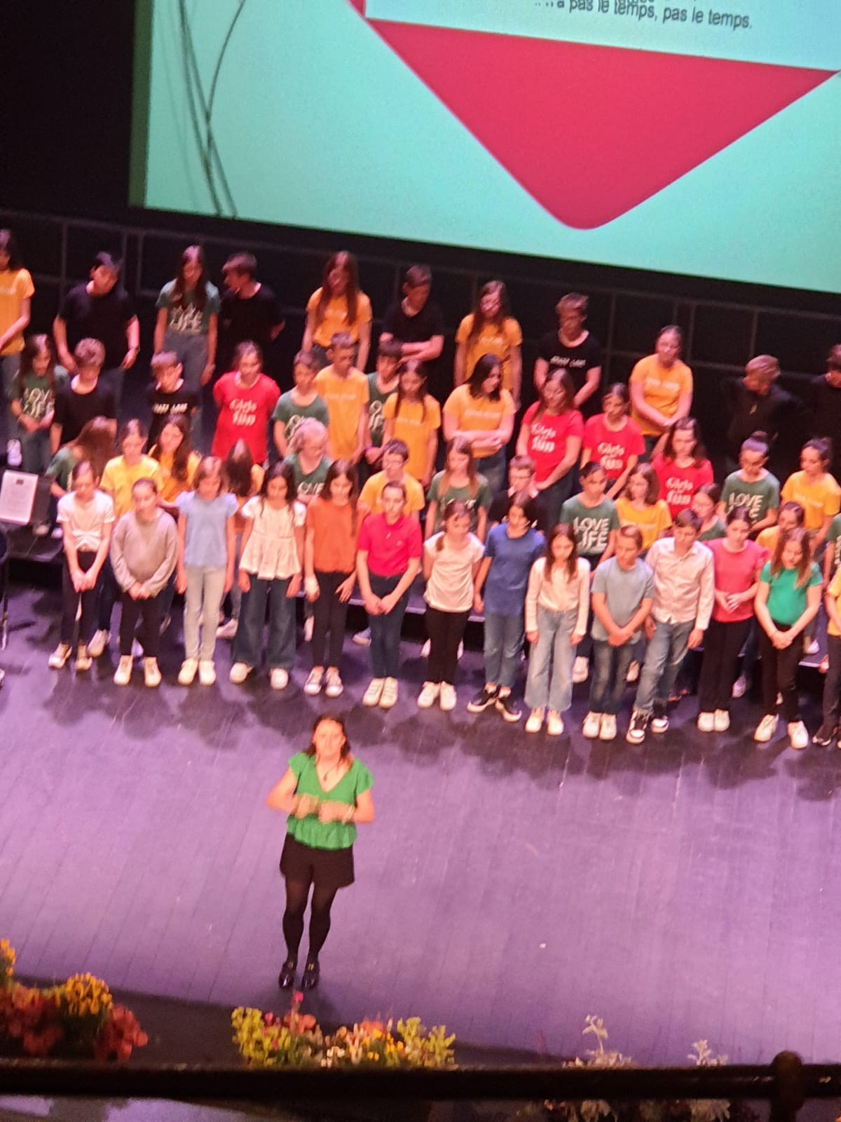 Visuel : Festival de Chants Scolaires des Scolaire