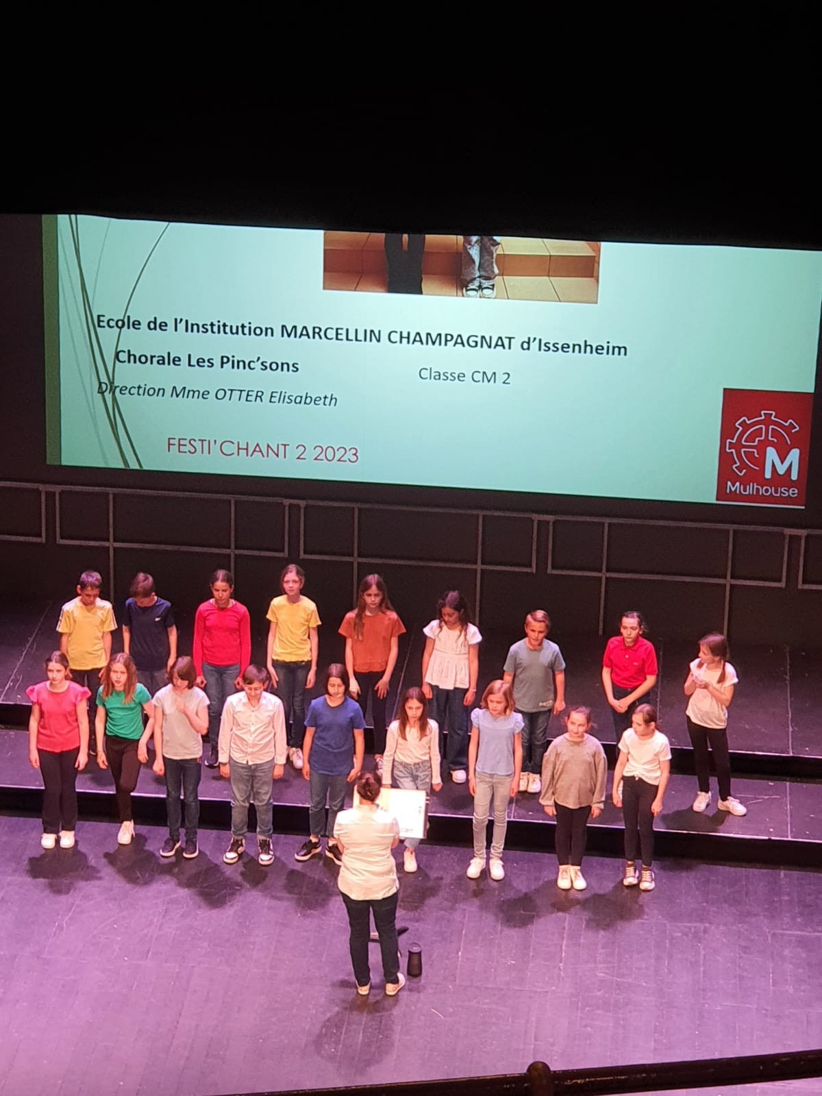 Visuel : Festival de Chants Scolaires des Scolaire