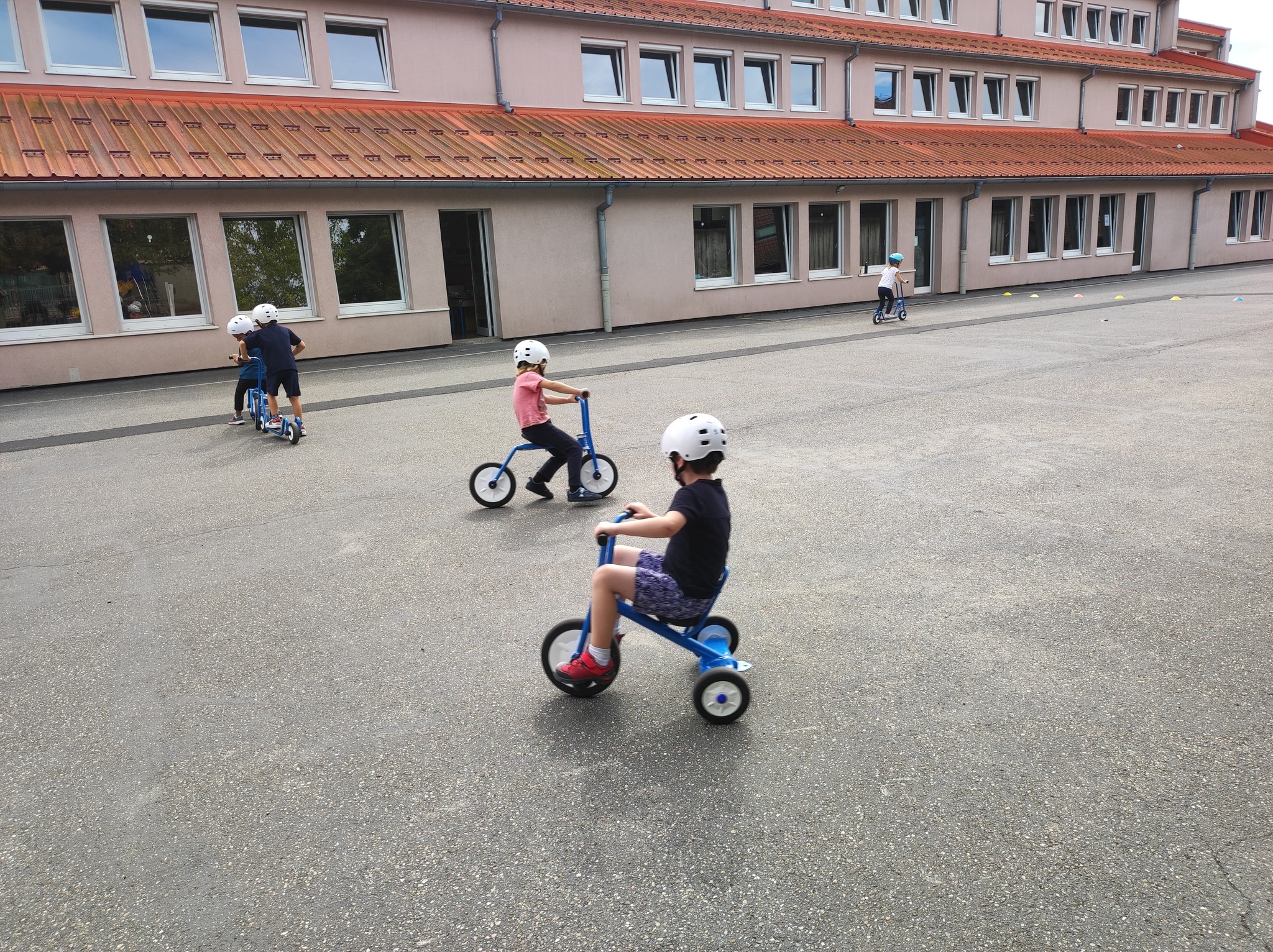 Visuel : Petits tours de vélo pour les élèves de GS
