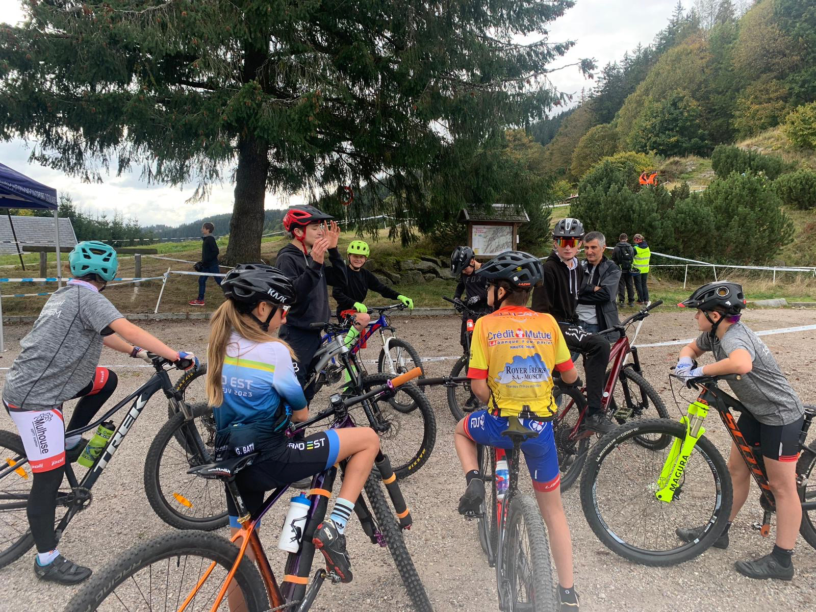 Visuel : UNSS VTT Saintes-Marie-Aux-Mines