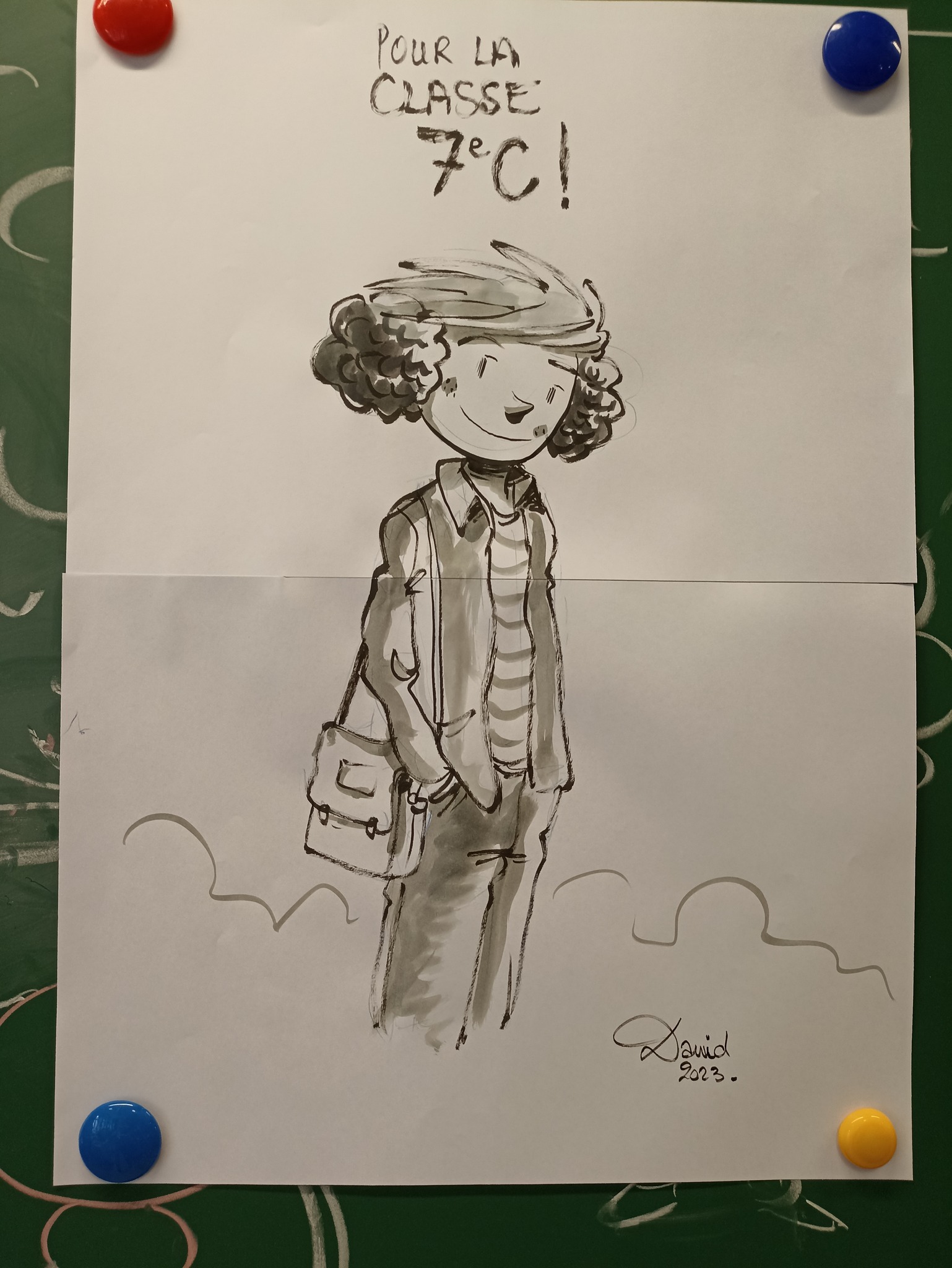 Visuel : Rencontre avec des auteurs et illustrateurs de BD pour les 8mes et 7mes