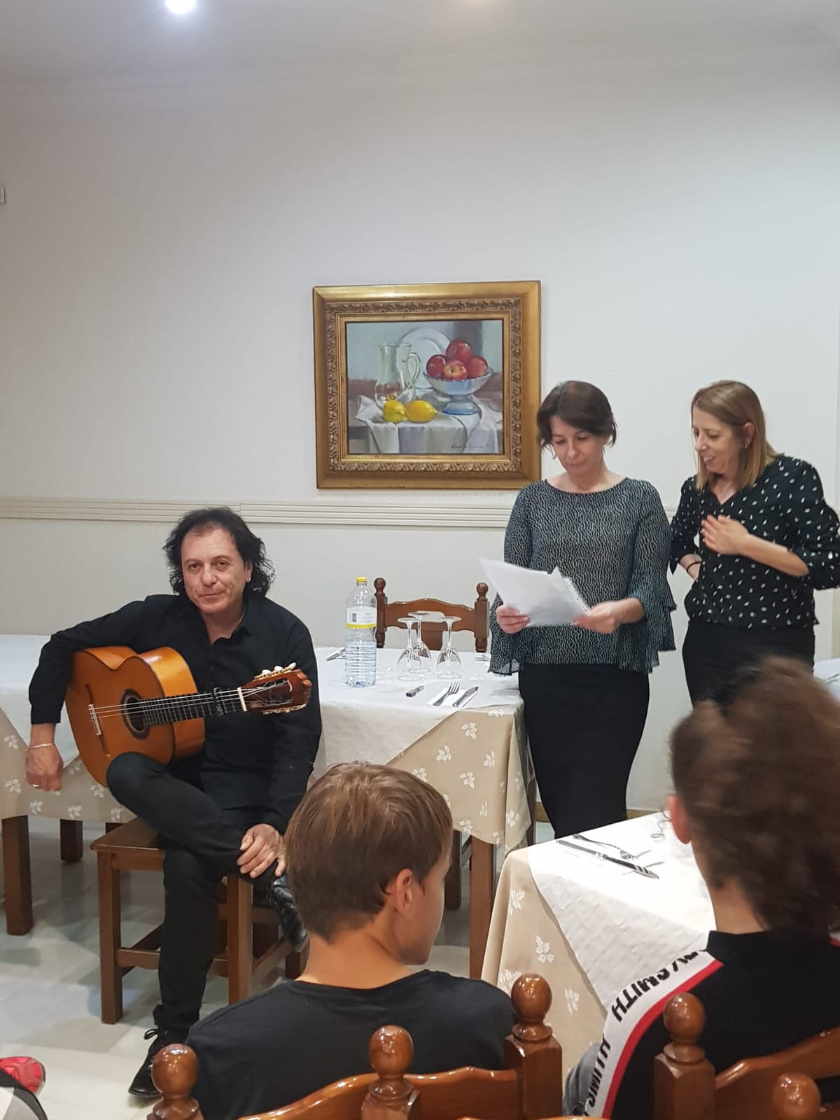 Visuel : Petit souvenir de la classe musicale  Sville avec Mme DAVID