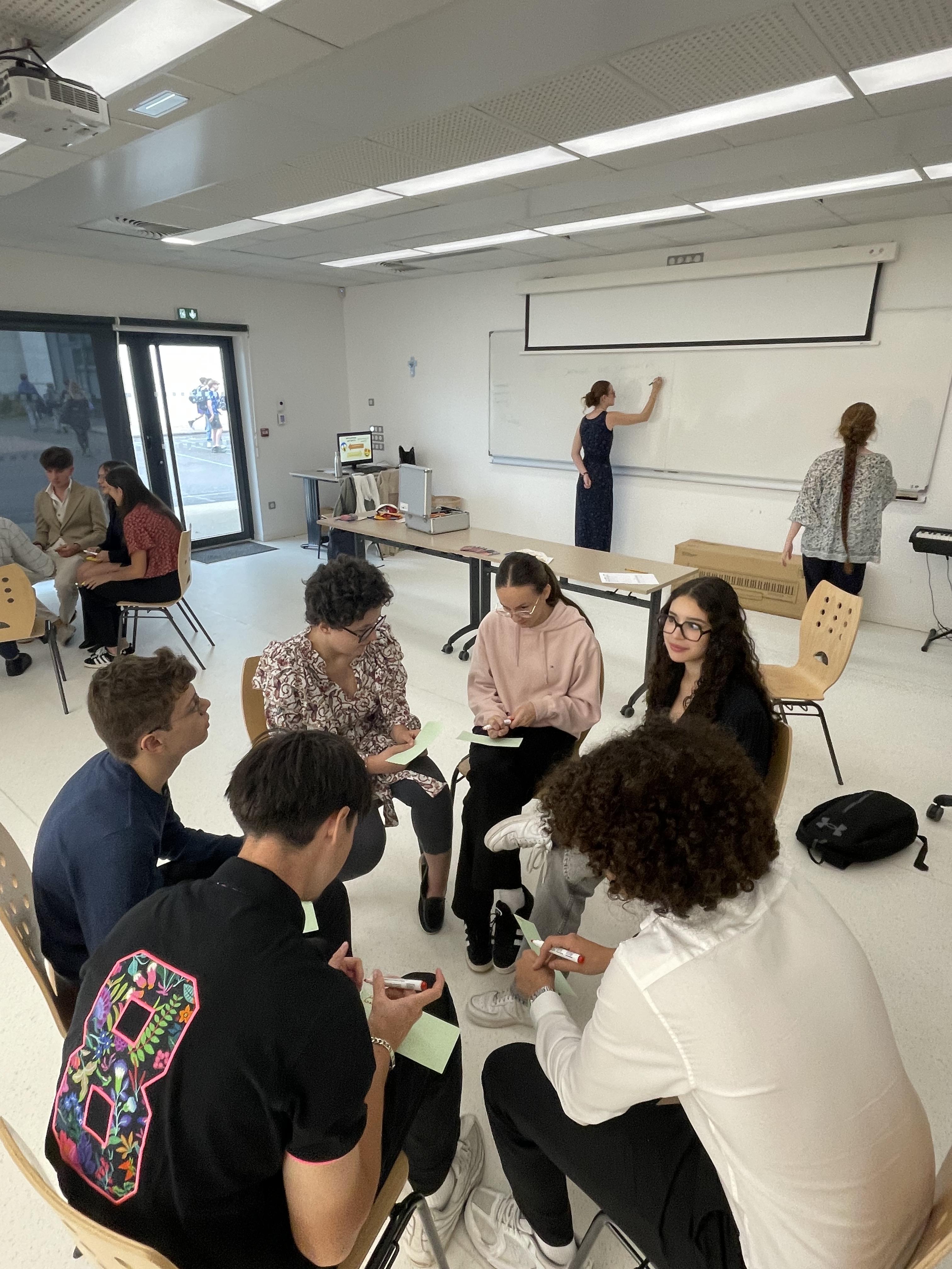 Visuel : Echanges transfrontaliers : intervention au lyce