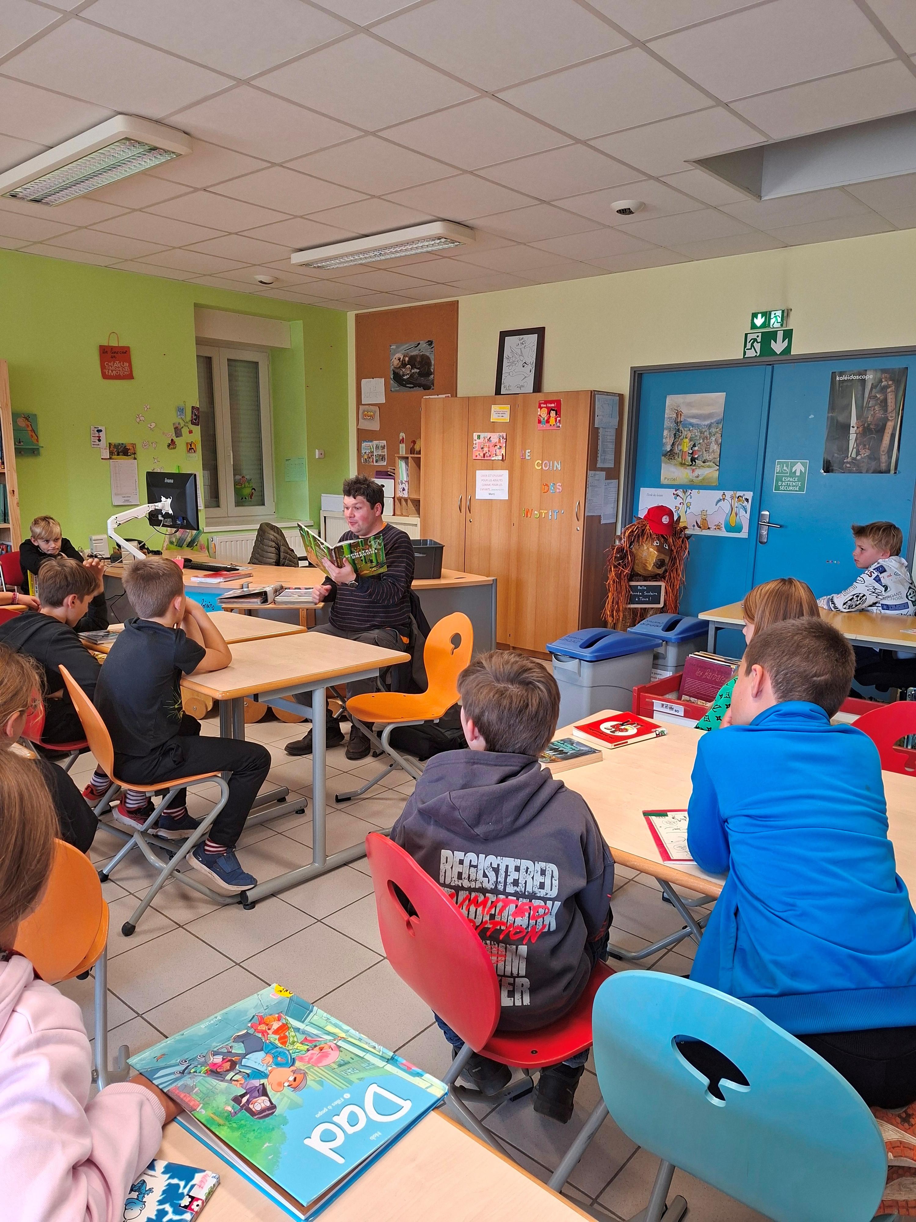 Visuel : Club lecture animé par Olivier