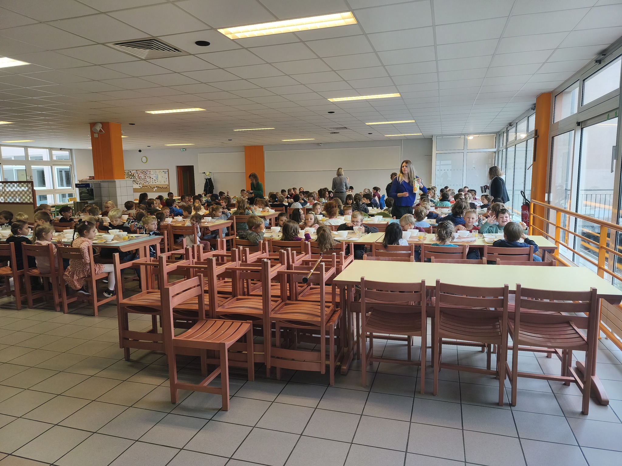 Visuel : Petit déjeuner pour les élèves de GS et CP