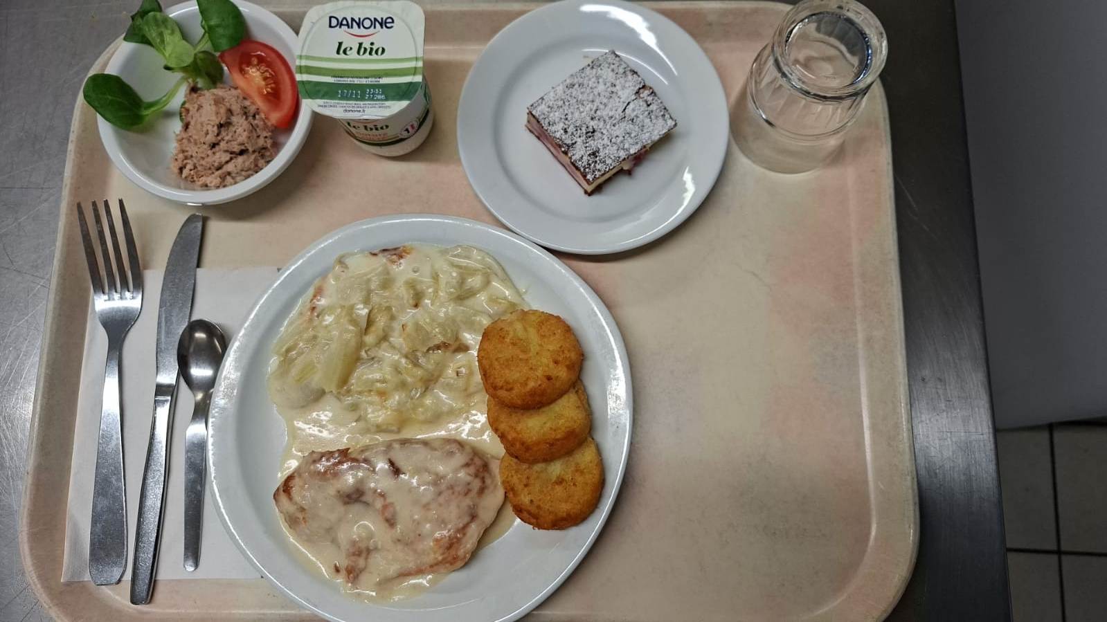 Visuel : Plateau type repas du jour