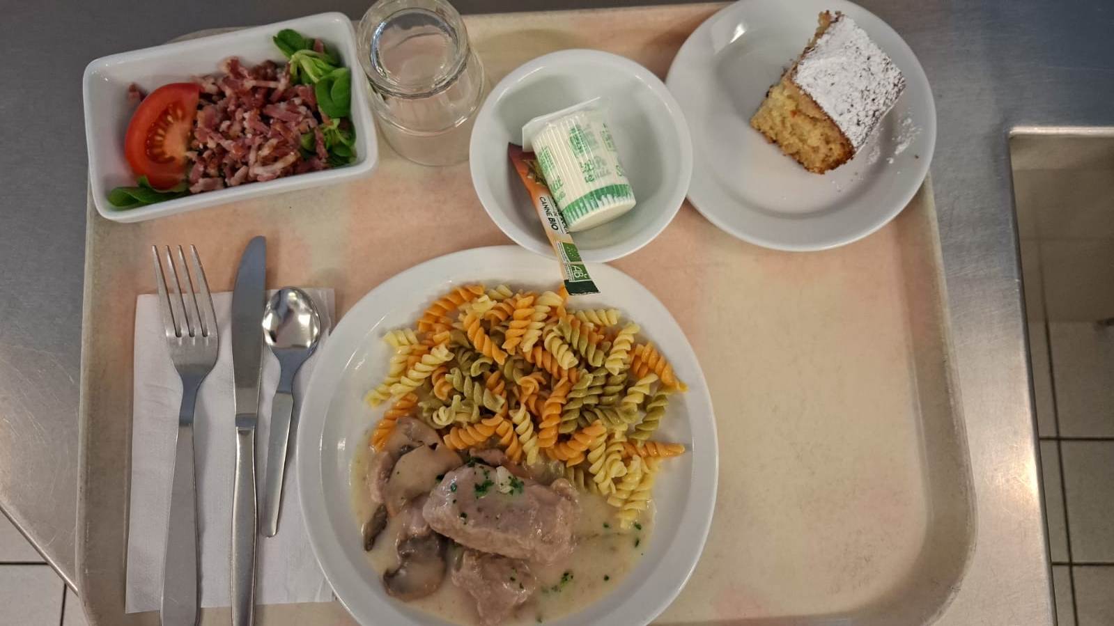 Visuel : Plateau type repas du jour