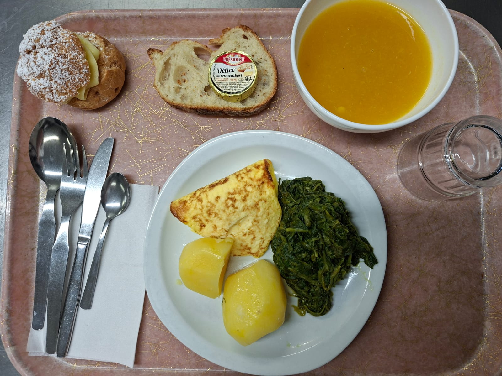 Visuel : Plateau type repas du jour