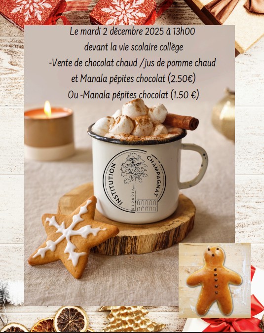 Visuel : Vente de mannalas au collge