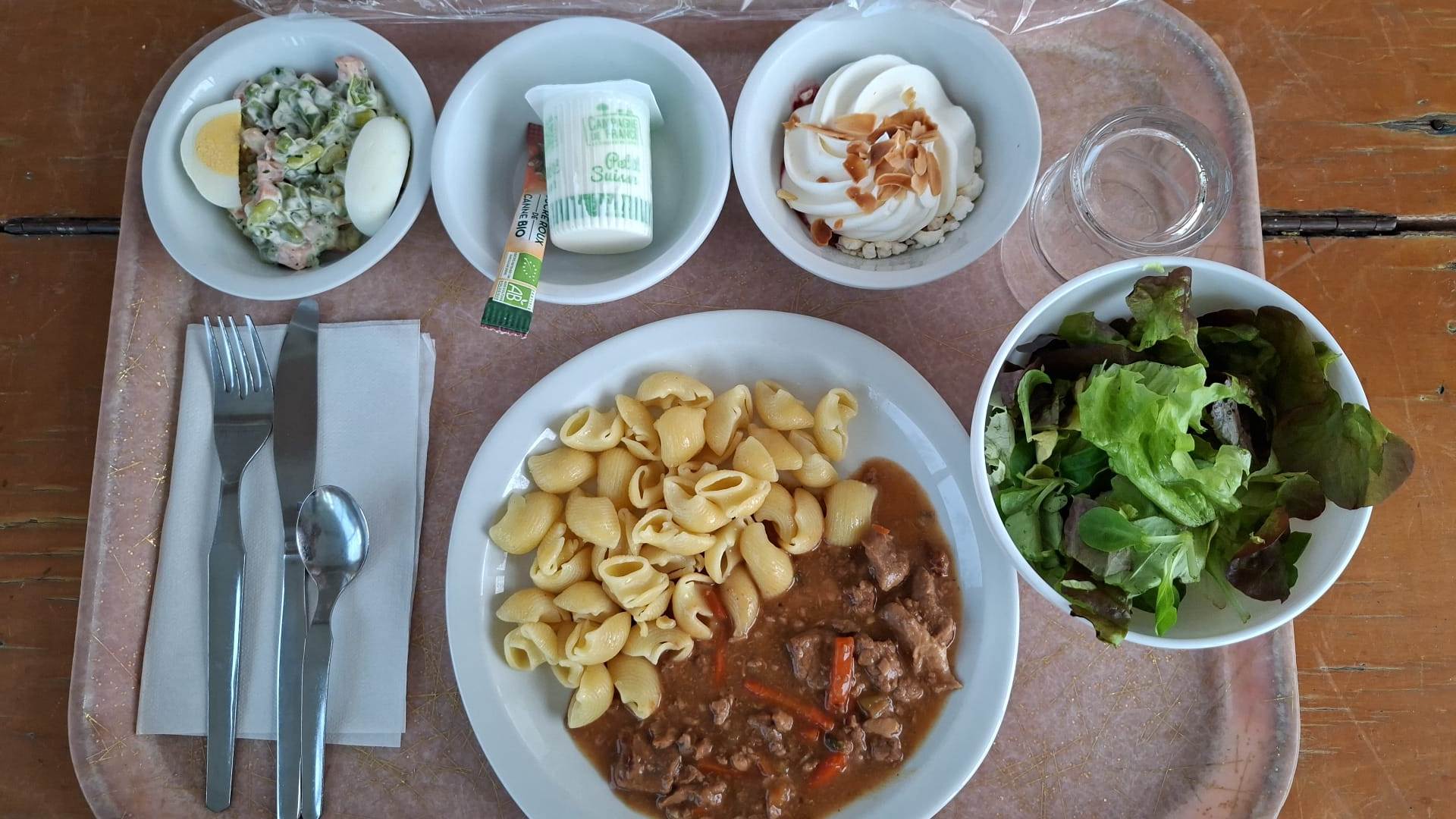 Visuel : Plateau type repas du jour