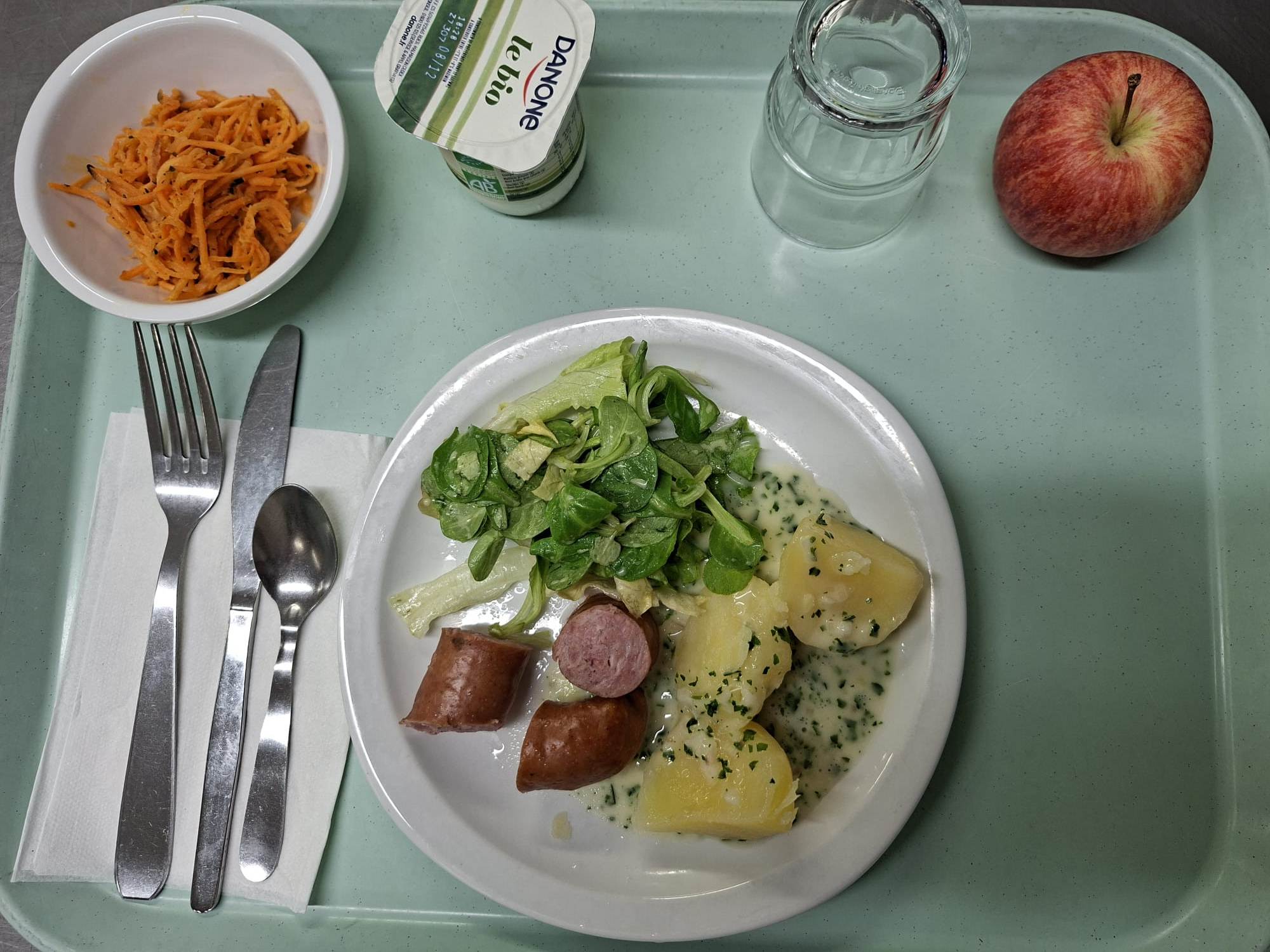 Visuel : Plateau type repas du jour