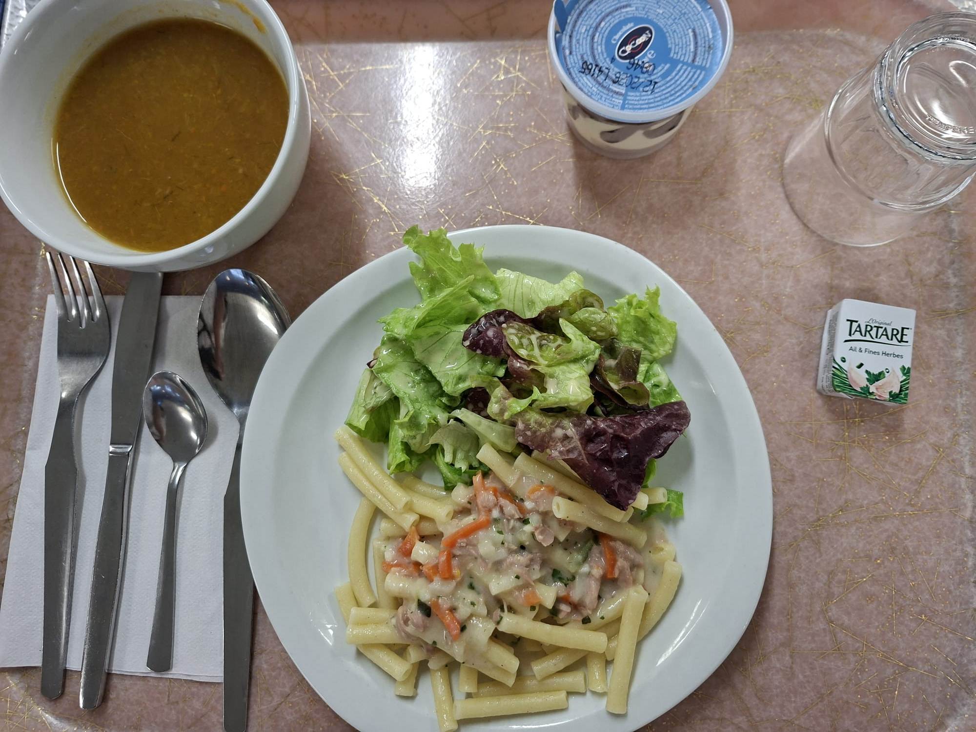 Visuel : Plateau type repas du jour