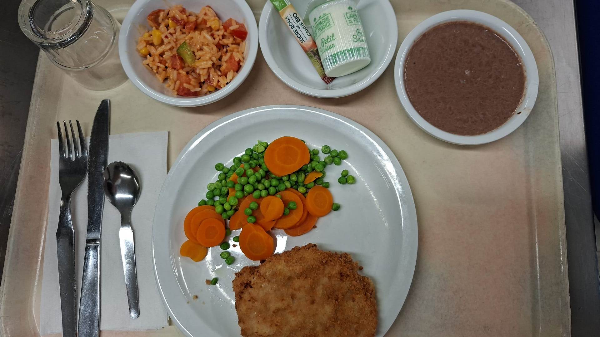 Visuel : Plateau type repas du jour