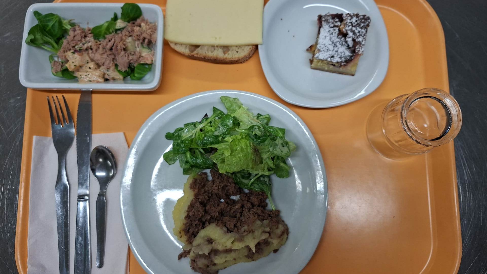 Visuel : Plateau type repas du jour