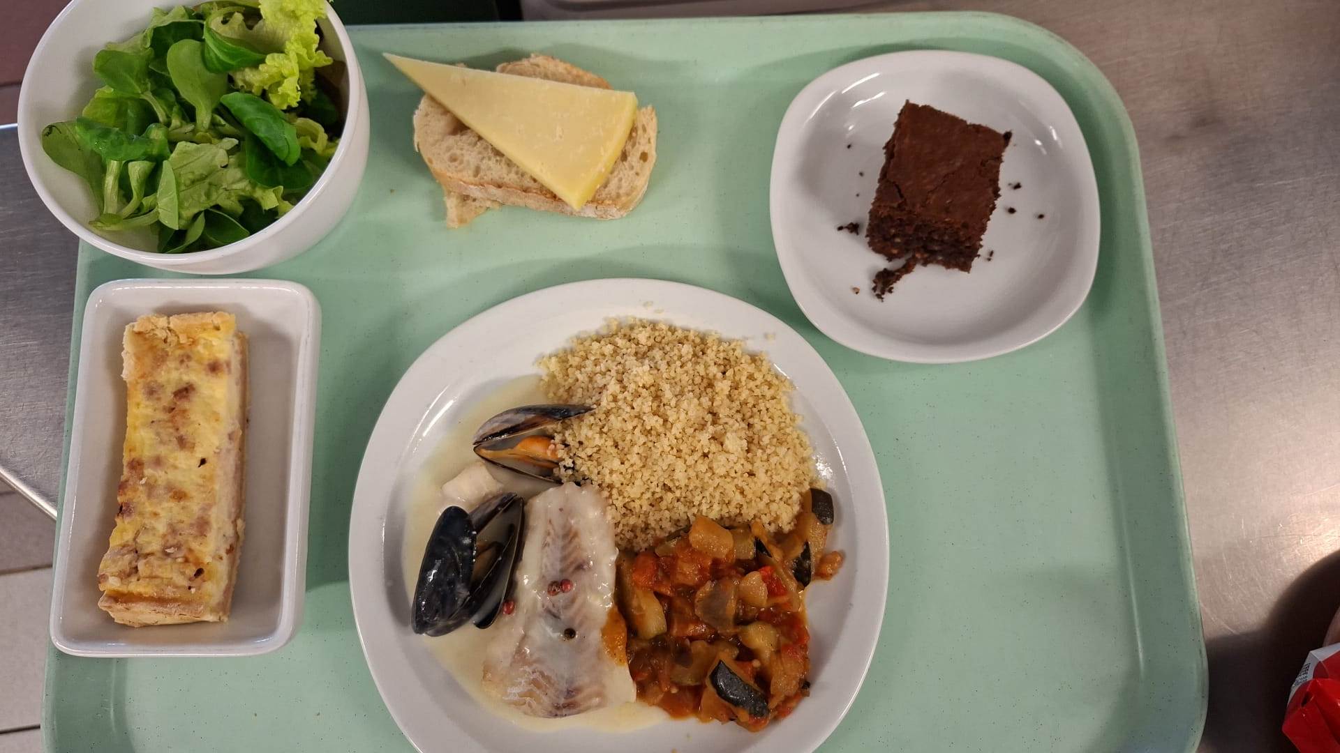 Visuel : Plateau type repas du jour