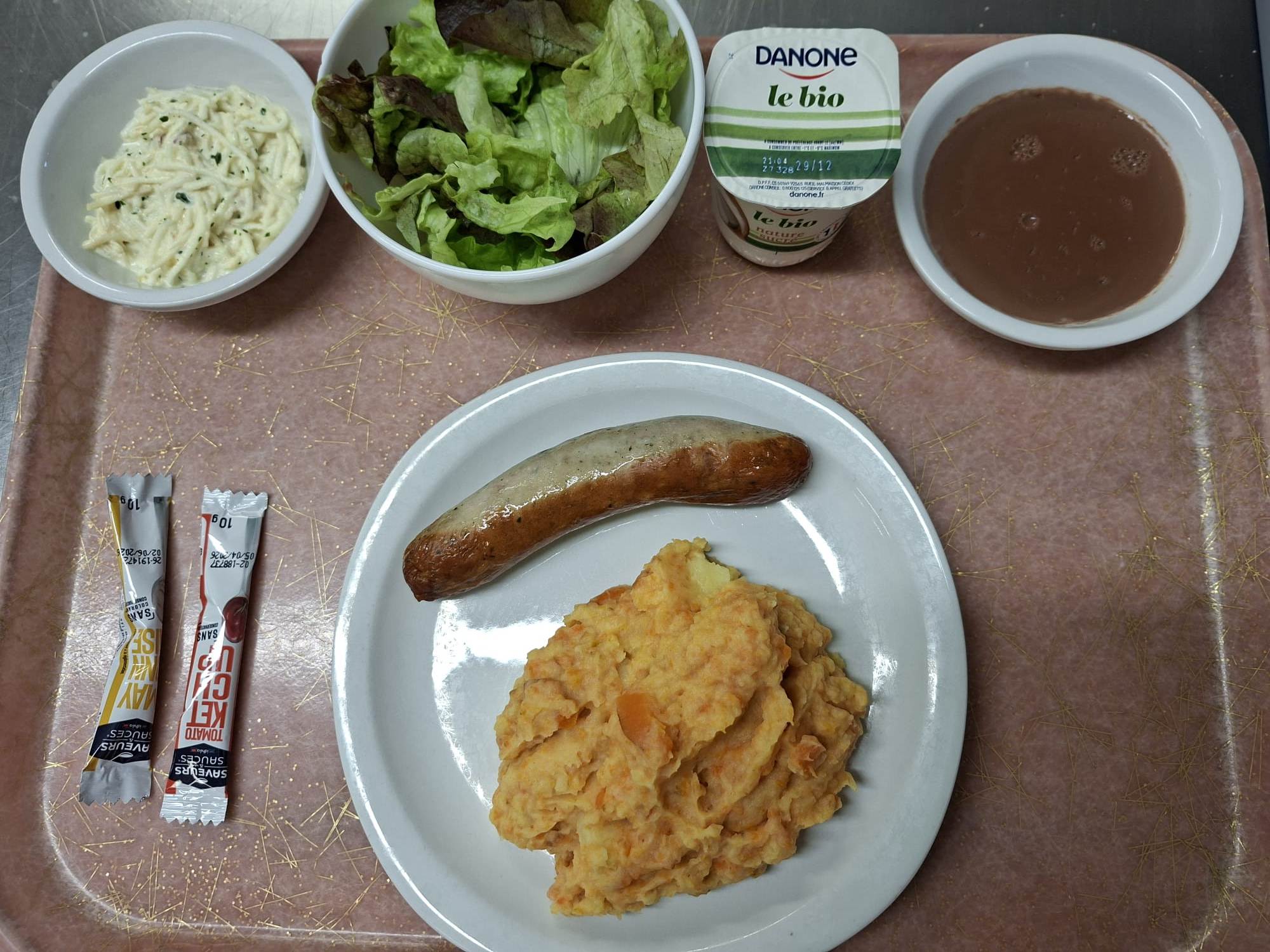 Visuel : Plateau type repas du jour