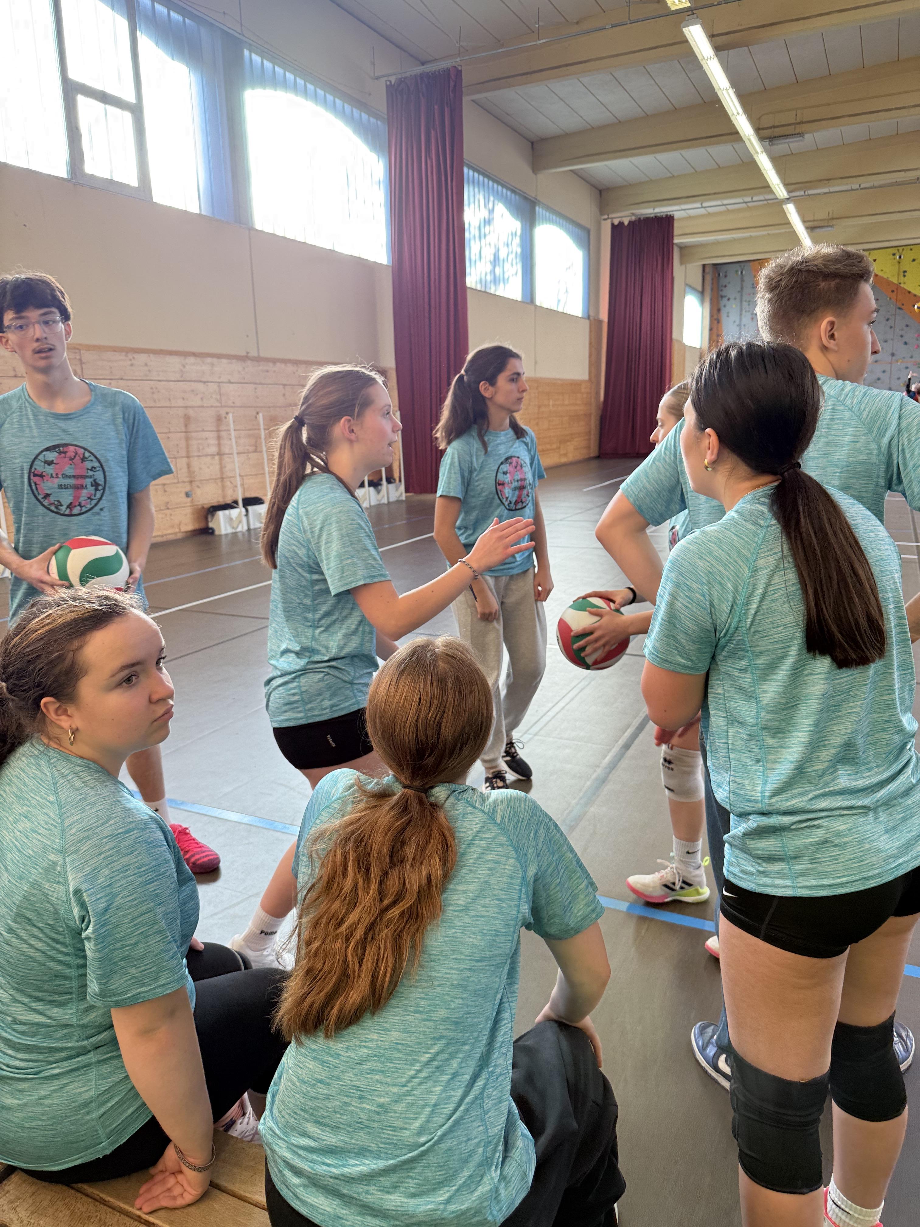 Visuel : UNSS VOLLEY FILLES