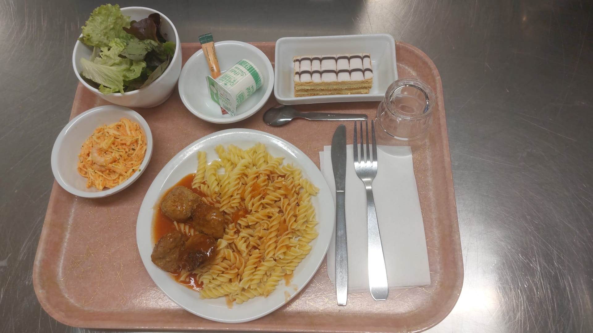 Visuel : Plateau type repas du jour