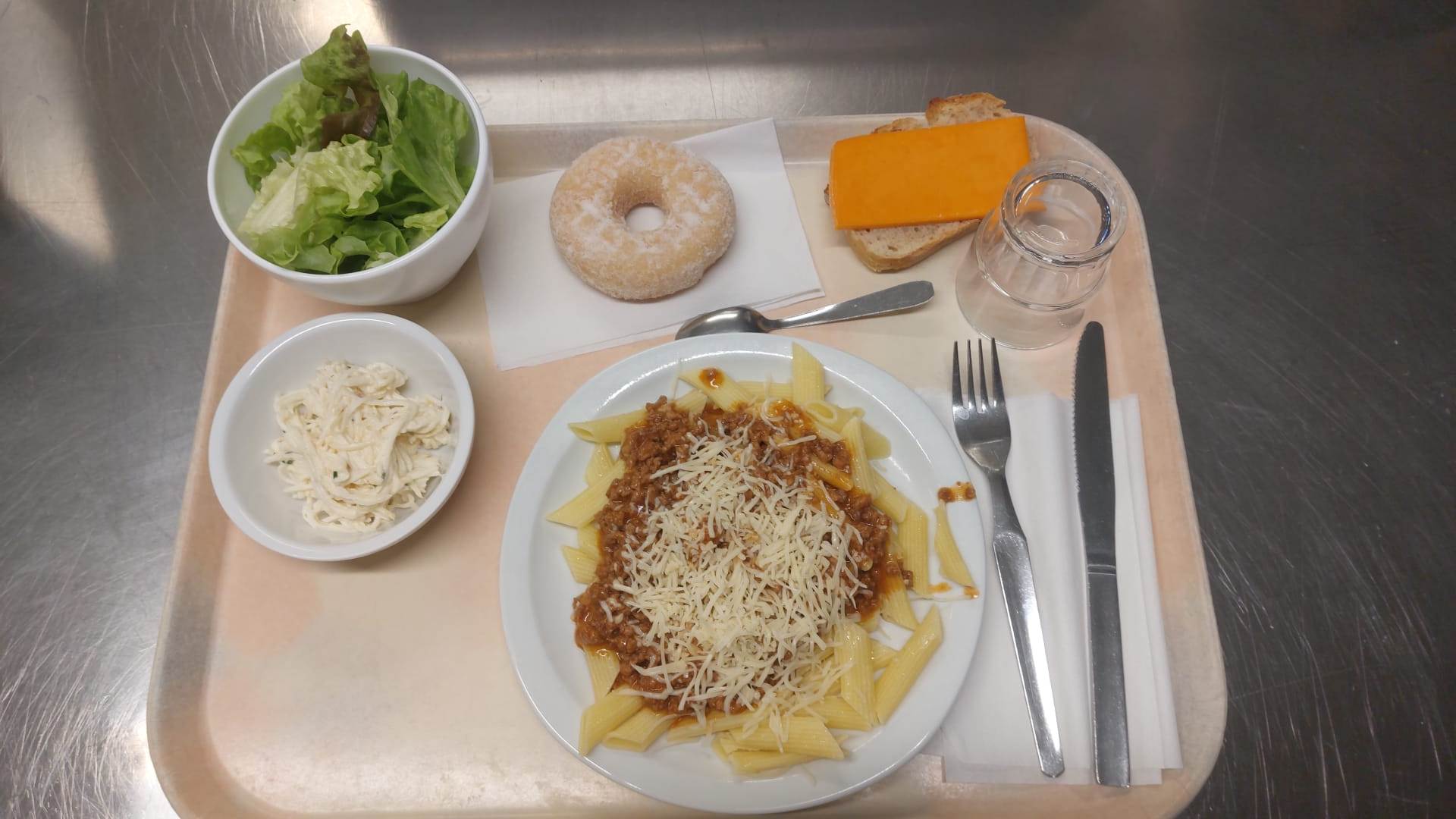 Visuel : Plateau type repas du jour