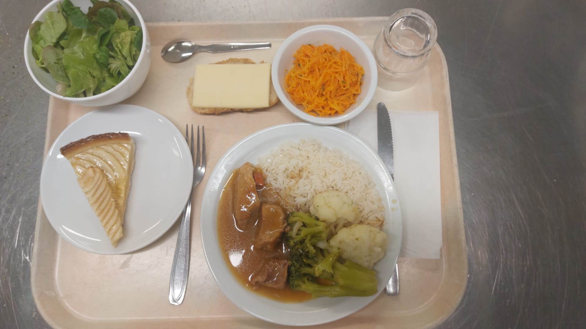 Visuel : Plateau type repas du jour