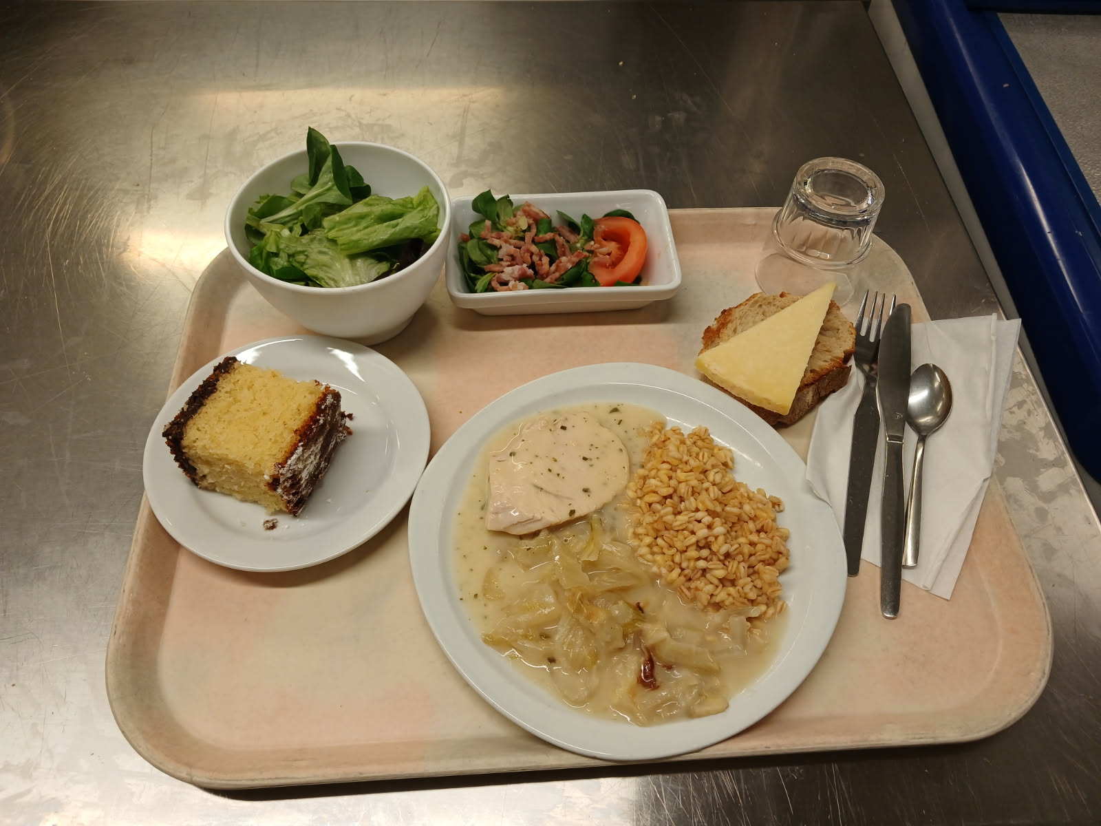 Visuel : Plateau type repas du jour