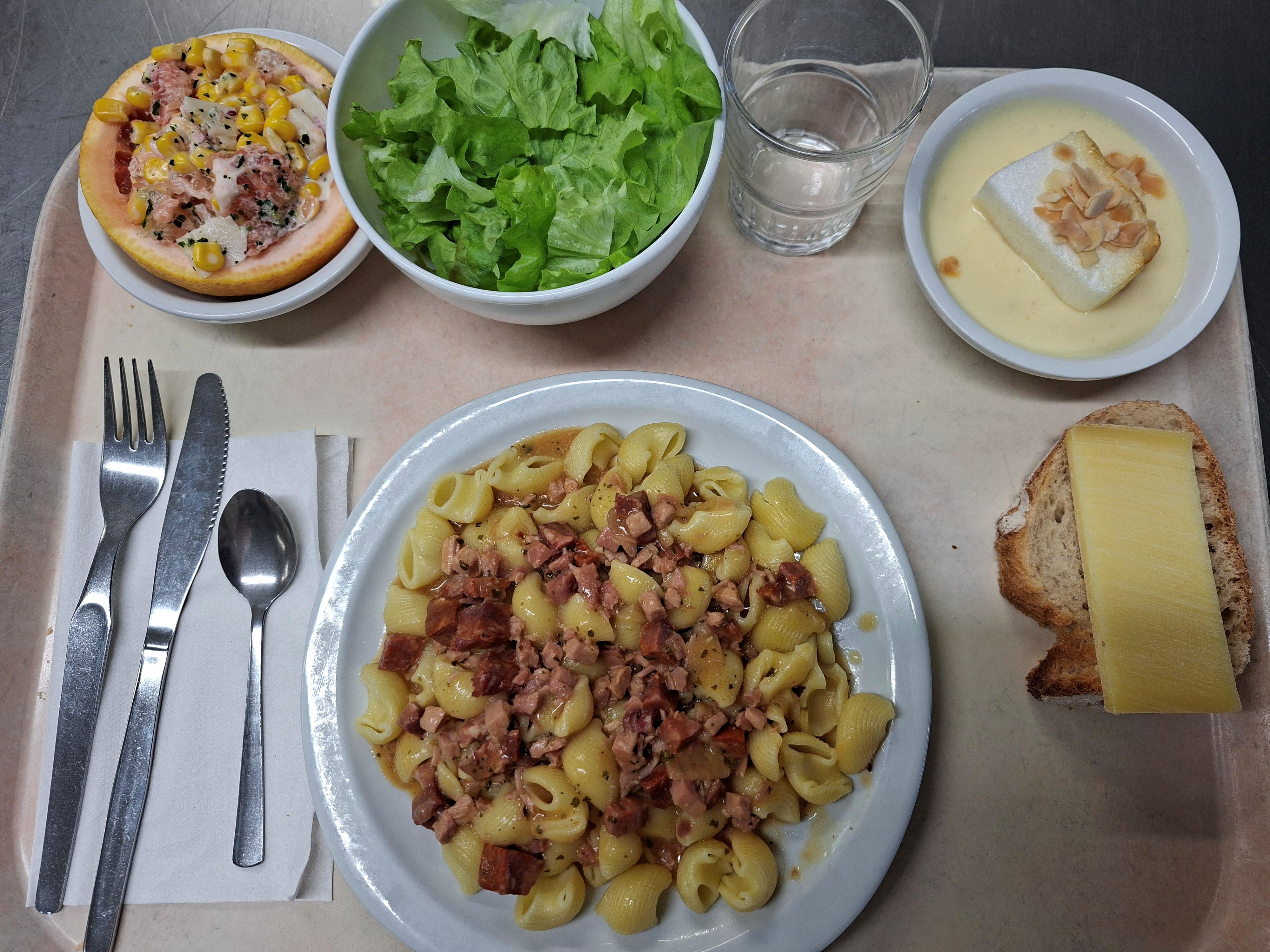 Visuel : Plateau type repas du jour