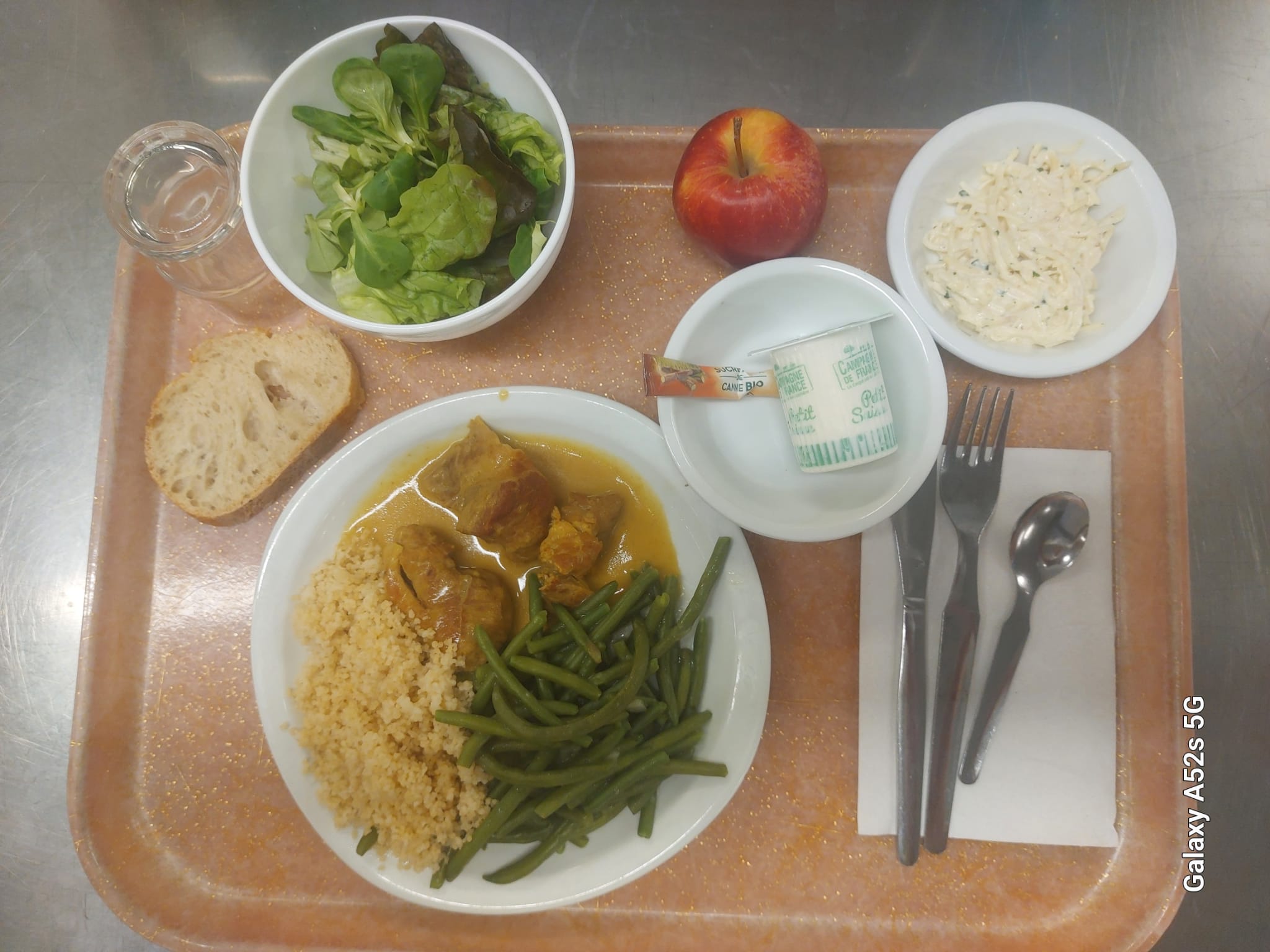 Visuel : Plateau type repas du jour