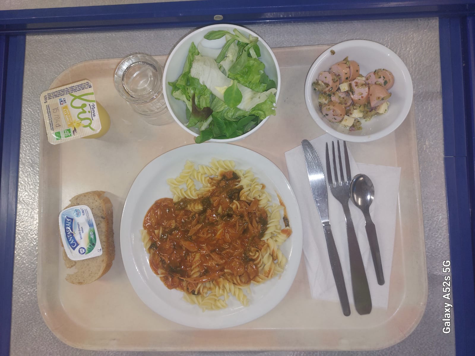 Visuel : Plateau type repas du jour