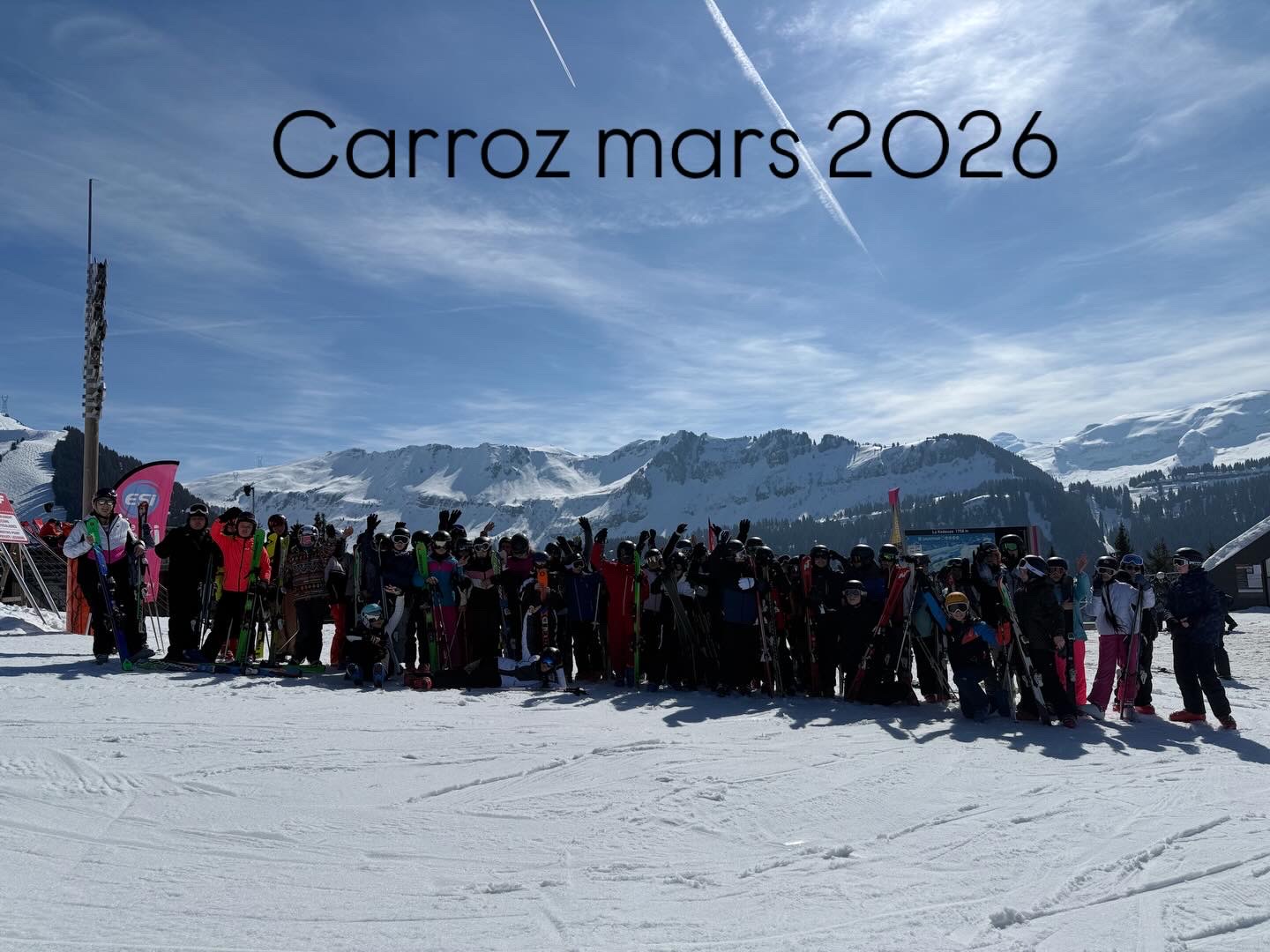 Visuel : Classe de neige des �l�ves de 5B et de 5G