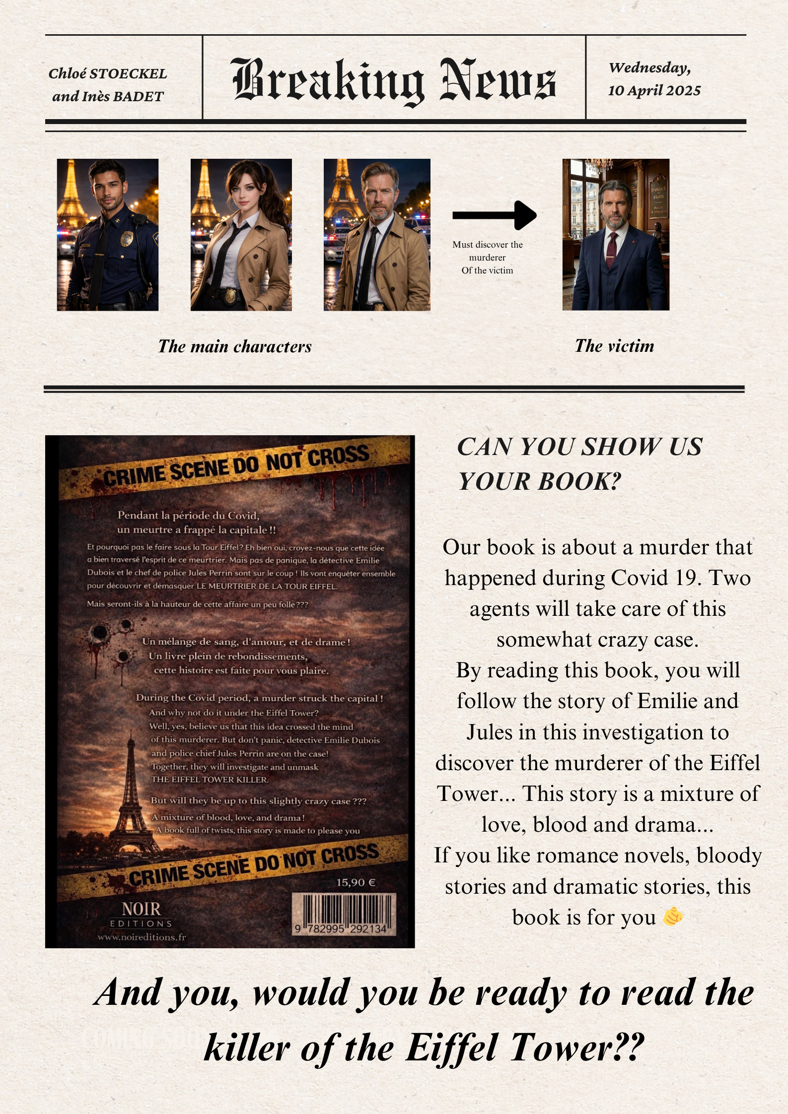 Visuel : travail commun fran�ais - anglais 4E et seconde