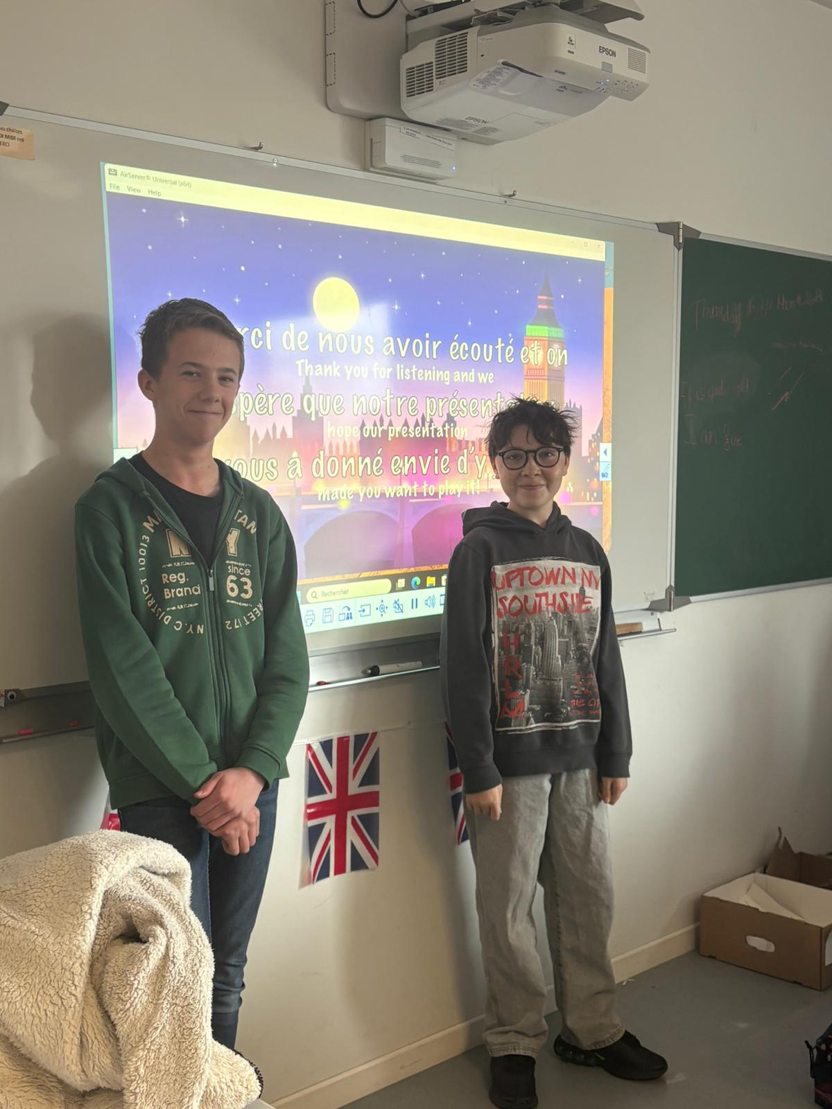 Visuel : travail commun fran�ais - anglais 4E et seconde